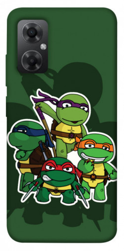 Чохол itsPrint Green turtles для Xiaomi Redmi Note 11R