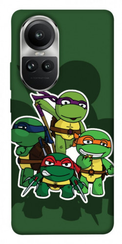 Чехол itsPrint Green turtles для Oppo Reno 10