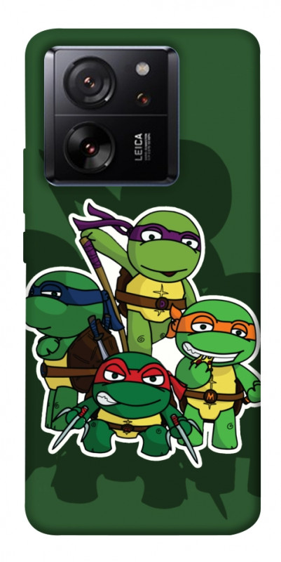 Чехол itsPrint Green turtles для Xiaomi 13T, детские, купить оптом с доставкой