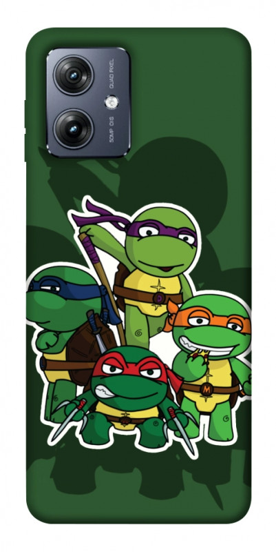Чехол itsPrint Green turtles для Motorola Moto G54, детские, купить оптом с доставкой