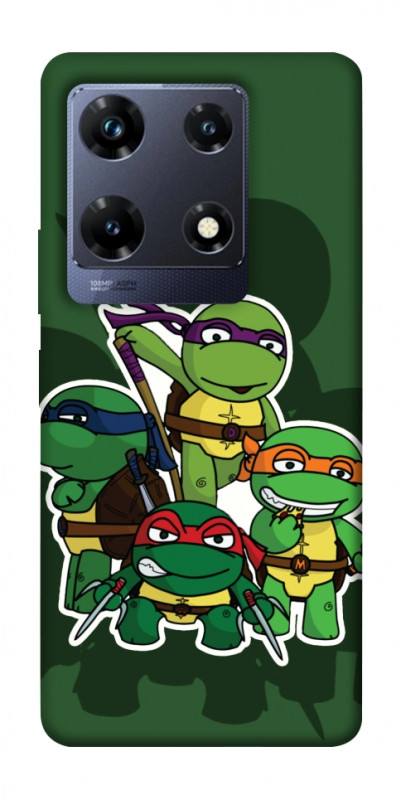 Чехол itsPrint Green turtles для Infinix Note 30 Pro, детские, купить оптом с доставкой