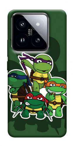 Чехол itsPrint Green turtles для Xiaomi 14 Pro