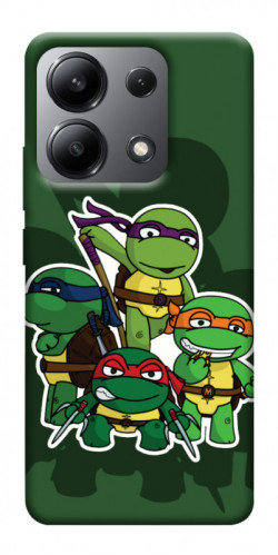 Чехол itsPrint Green turtles для Xiaomi Redmi Note 13 4G