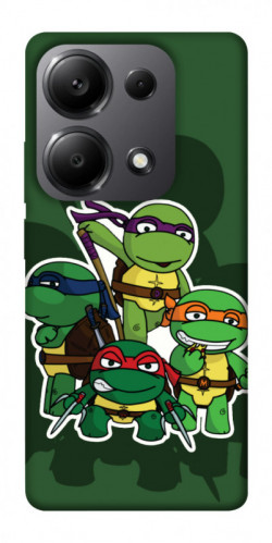 Чохол itsPrint Green turtles для Xiaomi Redmi Note 13 Pro 4G