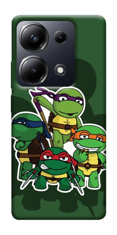 Чехол itsPrint Green turtles для Xiaomi Redmi 13 4G / Poco M6 4G, детские, купить оптом с доставкой
