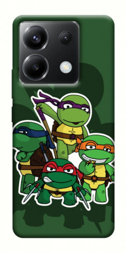 Чехол itsPrint Green turtles для Xiaomi Poco X6