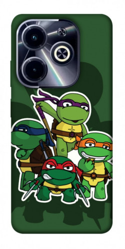 Чехол itsPrint Green turtles для Infinix Hot 40i