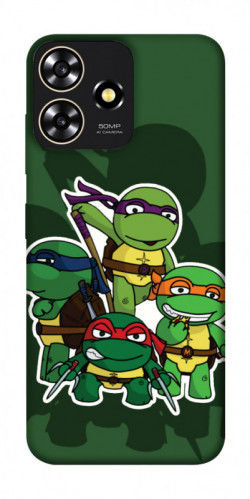 Чехол itsPrint Green turtles для ZTE Blade A73 4G