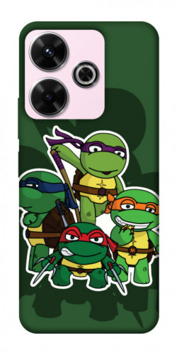 Чехол itsPrint Green turtles для Xiaomi Redmi 13 4G / Poco M6 4G