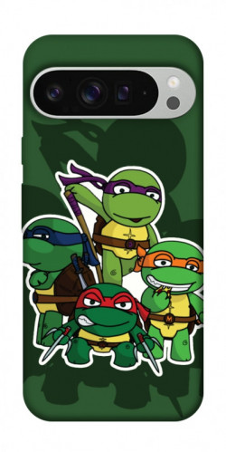 Чехол itsPrint Green turtles для Google Pixel 9 Pro XL