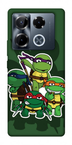 Чехол itsPrint Green turtles для Infinix Note 40 Pro 4G