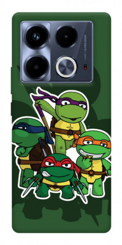 Чехол itsPrint Green turtles для Infinix Note 40 4G