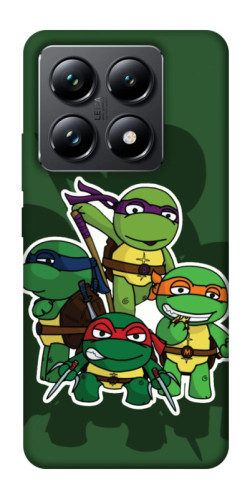 Чехол itsPrint Green turtles для Xiaomi 14T Pro