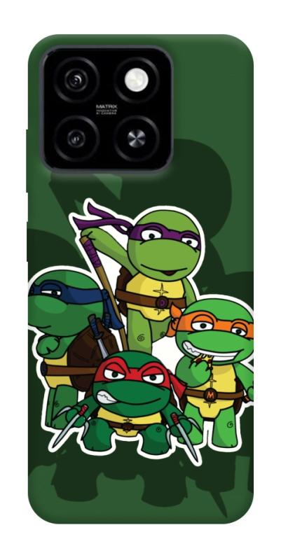 Чехол itsPrint Green turtles для ZTE Blade A55 4G, детские, купить оптом с доставкой