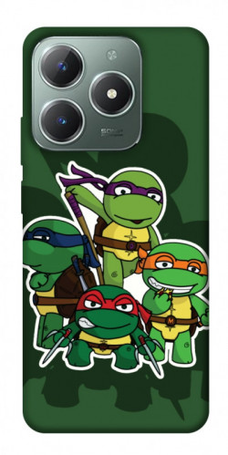 Чехол itsPrint Green turtles для Realme C61 4G