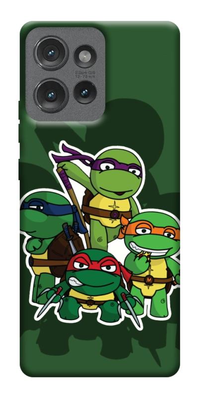 Чехол itsPrint Green turtles для Motorola Edge 50, детские, купить оптом с доставкой