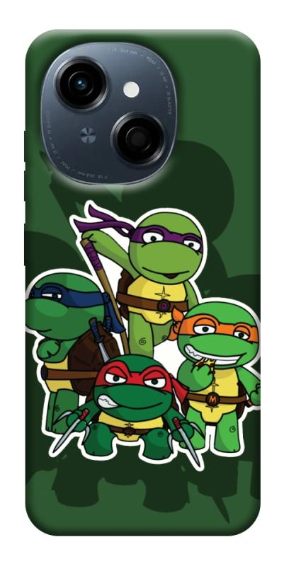 Чехол itsPrint Green turtles для TECNO Spark Go 1, детские, купить оптом с доставкой