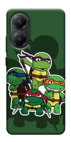 Чехол itsPrint Green turtles для Xiaomi Poco X7 Pro