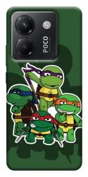 Чехол itsPrint Green turtles для Xiaomi Poco M7 Pro 5G