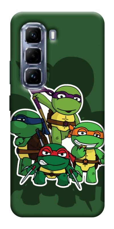 Чехол itsPrint Green turtles для Infinix Hot 50 Pro, детские, купить оптом с доставкой