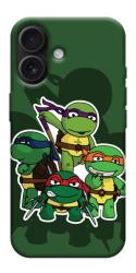 Чехол itsPrint Green turtles для Apple iPhone 17 (6.3")