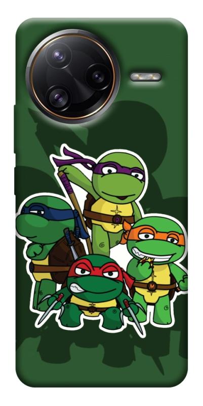 Чехол itsPrint Green turtles для Xiaomi Poco F7, детские, купить оптом с доставкой