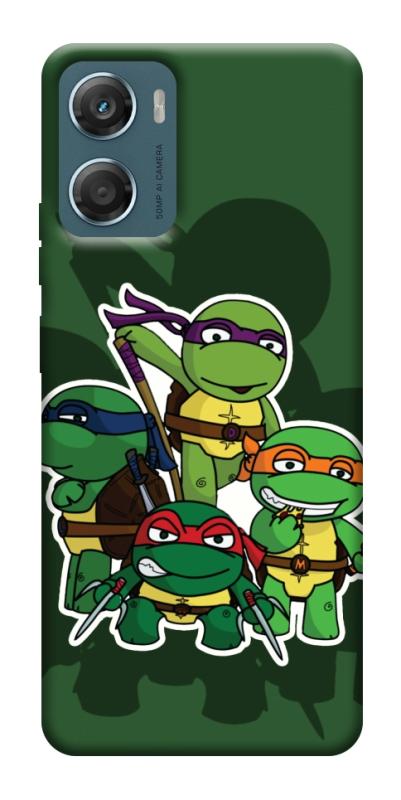 Чехол itsPrint Green turtles для Motorola Moto G06, детские, купить оптом с доставкой