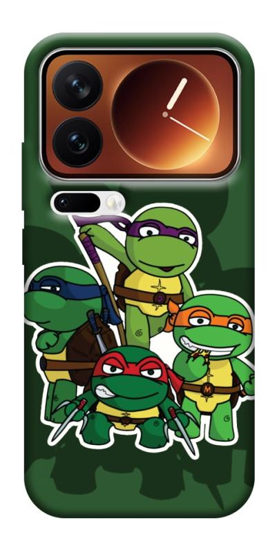 Чехол itsPrint Green turtles для Xiaomi 17 Pro Max, детские, купить оптом с доставкой