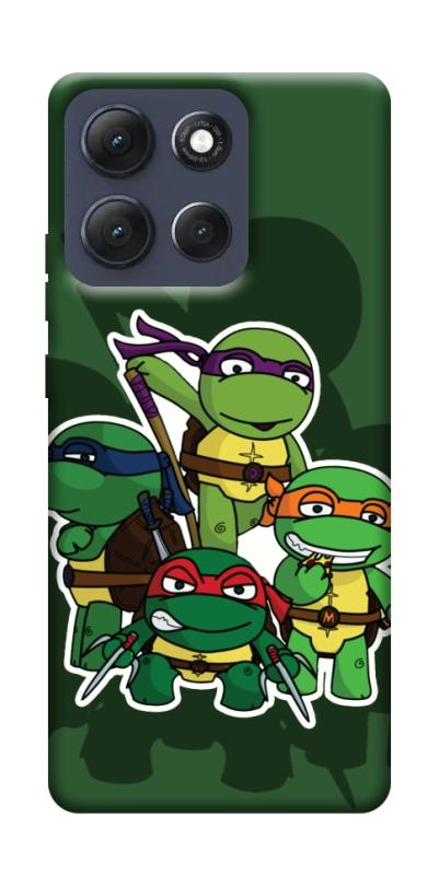 Чехол itsPrint Green turtles для Motorola Moto G86 Power, детские, купить оптом с доставкой