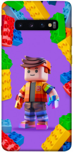 Чехол itsPrint Colorful constructor для Samsung Galaxy S10+