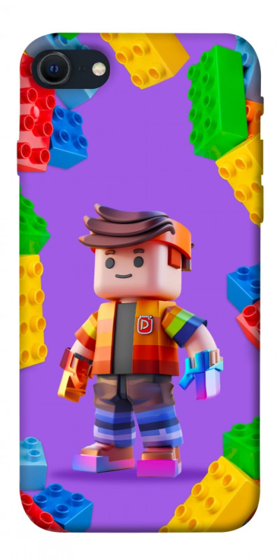 Чехол itsPrint Colorful constructor для Apple iPhone SE (2020), детские, купить оптом с доставкой