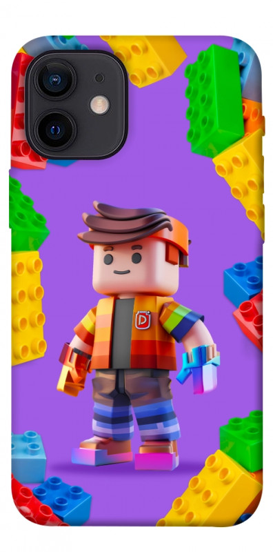 Чехол itsPrint Colorful constructor для Apple iPhone 12 mini (5.4"), детские, купить оптом с доставкой