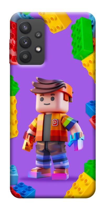 Чехол itsPrint Colorful constructor для Samsung Galaxy A32 (A326B) 5G, детские, купить оптом с доставкой