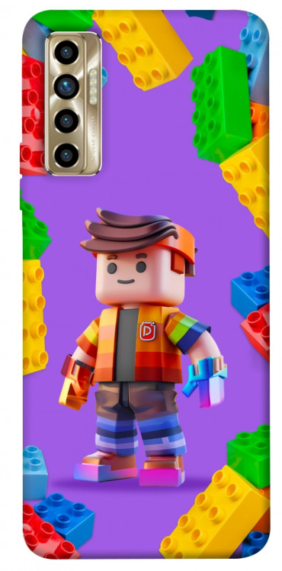 Чехол itsPrint Colorful constructor для TECNO Camon 17P, детские, купить оптом с доставкой