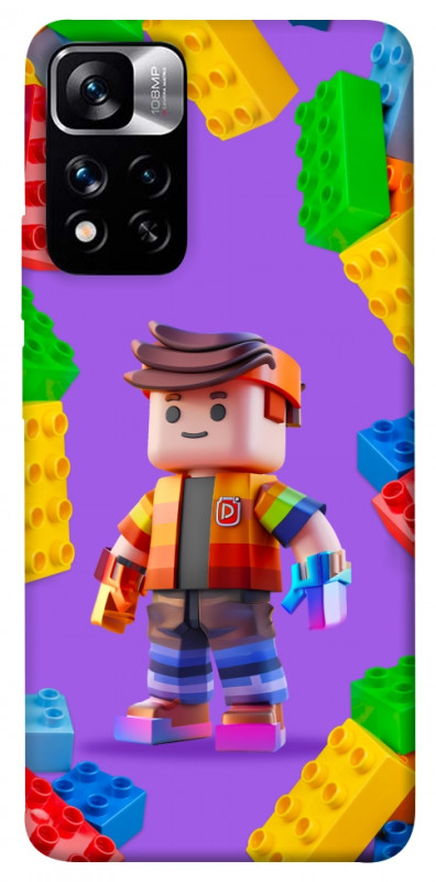 Чехол itsPrint Colorful constructor для Xiaomi Poco M4 Pro 5G, детские, купить оптом с доставкой