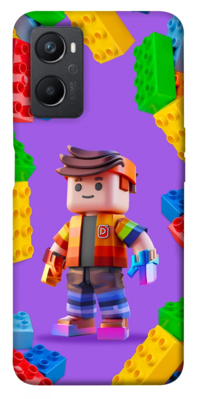 Чехол itsPrint Colorful constructor для Oppo A96, детские, купить оптом с доставкой