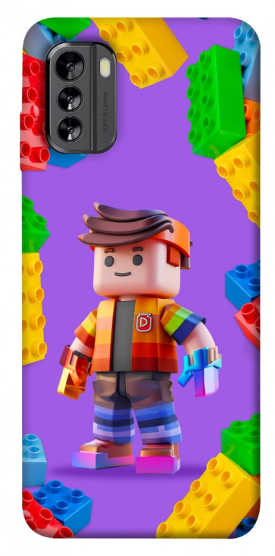 Чехол itsPrint Colorful constructor для Nokia G60, детские, купить оптом с доставкой