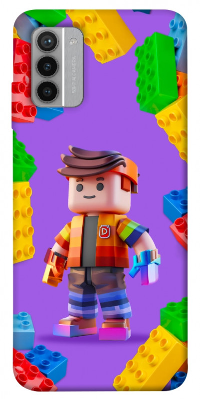 Чехол itsPrint Colorful constructor для Nokia G42, детские, купить оптом с доставкой