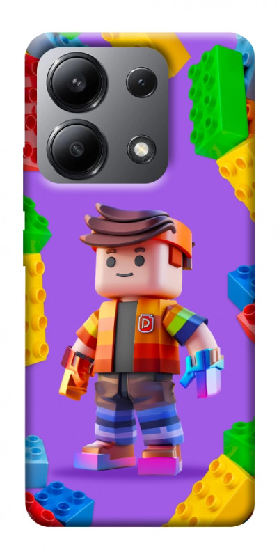 Чехол itsPrint Colorful constructor для Xiaomi Redmi Note 13 4G, детские, купить оптом с доставкой