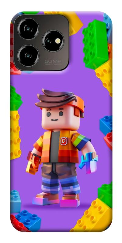 Чехол itsPrint Colorful constructor для ZTE Blade V50 Desing 4G, детские, купить оптом с доставкой