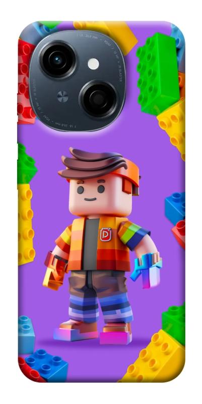Чехол itsPrint Colorful constructor для TECNO Spark Go 1, детские, купить оптом с доставкой