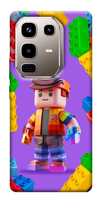 Чехол itsPrint Colorful constructor для Infinix Note 50 Pro 4G, детские, купить оптом с доставкой