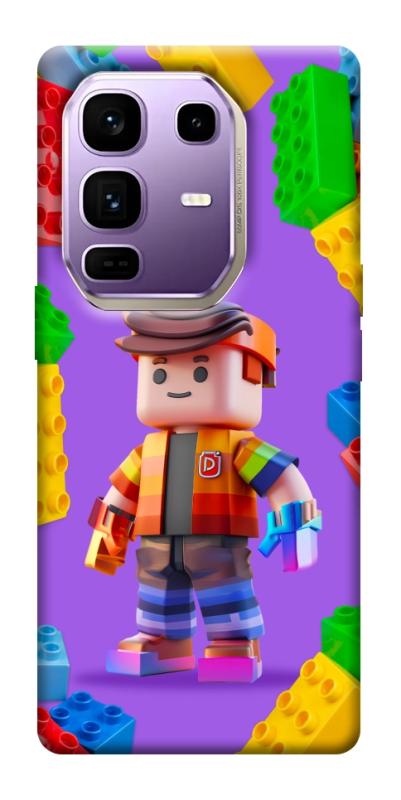 Чехол itsPrint Colorful constructor для Infinix Note 50 Pro+, детские, купить оптом с доставкой