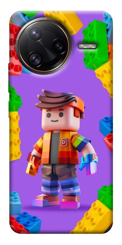 Чехол itsPrint Colorful constructor для Xiaomi Poco F7, детские, купить оптом с доставкой