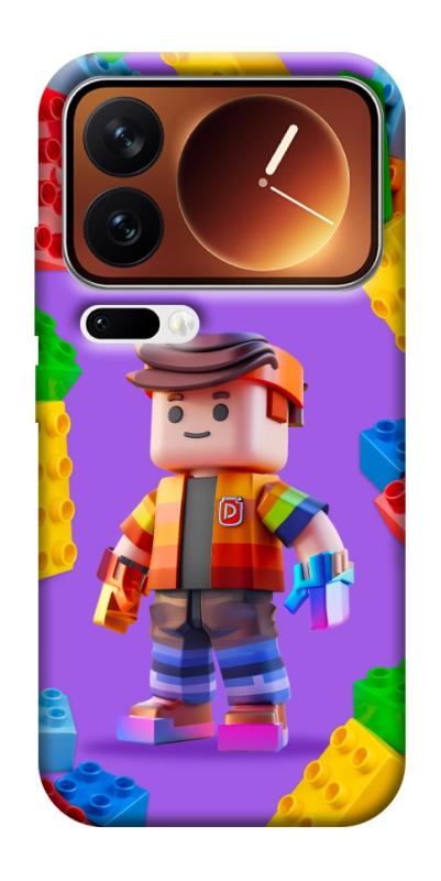 Чехол itsPrint Colorful constructor для Xiaomi 17 Pro Max, детские, купить оптом с доставкой