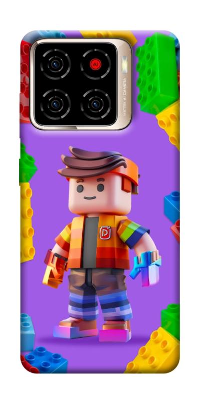 Чехол itsPrint Colorful constructor для ZTE Blade A56, детские, купить оптом с доставкой