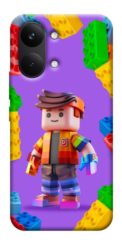 Чехол itsPrint Colorful constructor для Xiaomi Poco X8 Pro Max, детские, купить оптом с доставкой