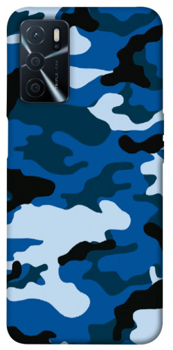 Чохол itsPrint Синій камуфляж 3 для Oppo A54s