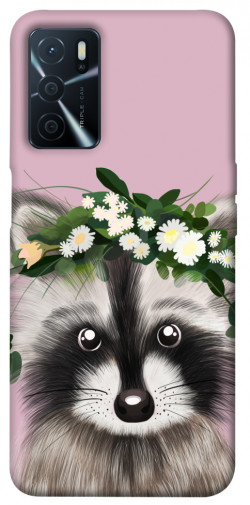 Чохол itsPrint Raccoon in flowers для Oppo A54s
