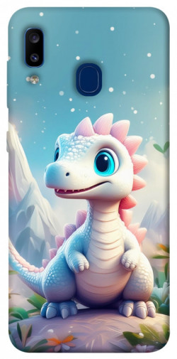 Чехол itsPrint Белый дракоша для Samsung Galaxy A20 / A30
